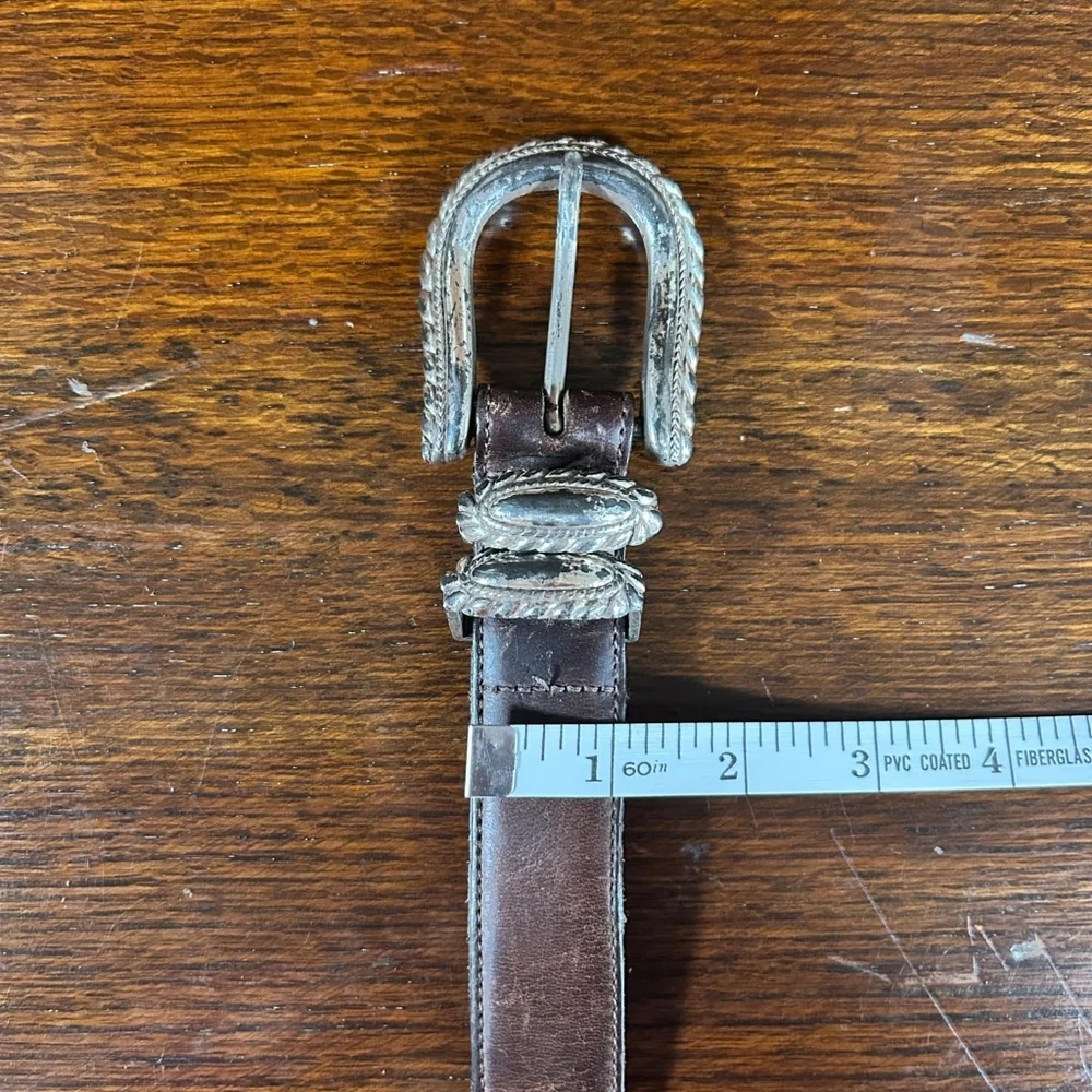Brighton Distressed Leather Women's Belt Sz Medium